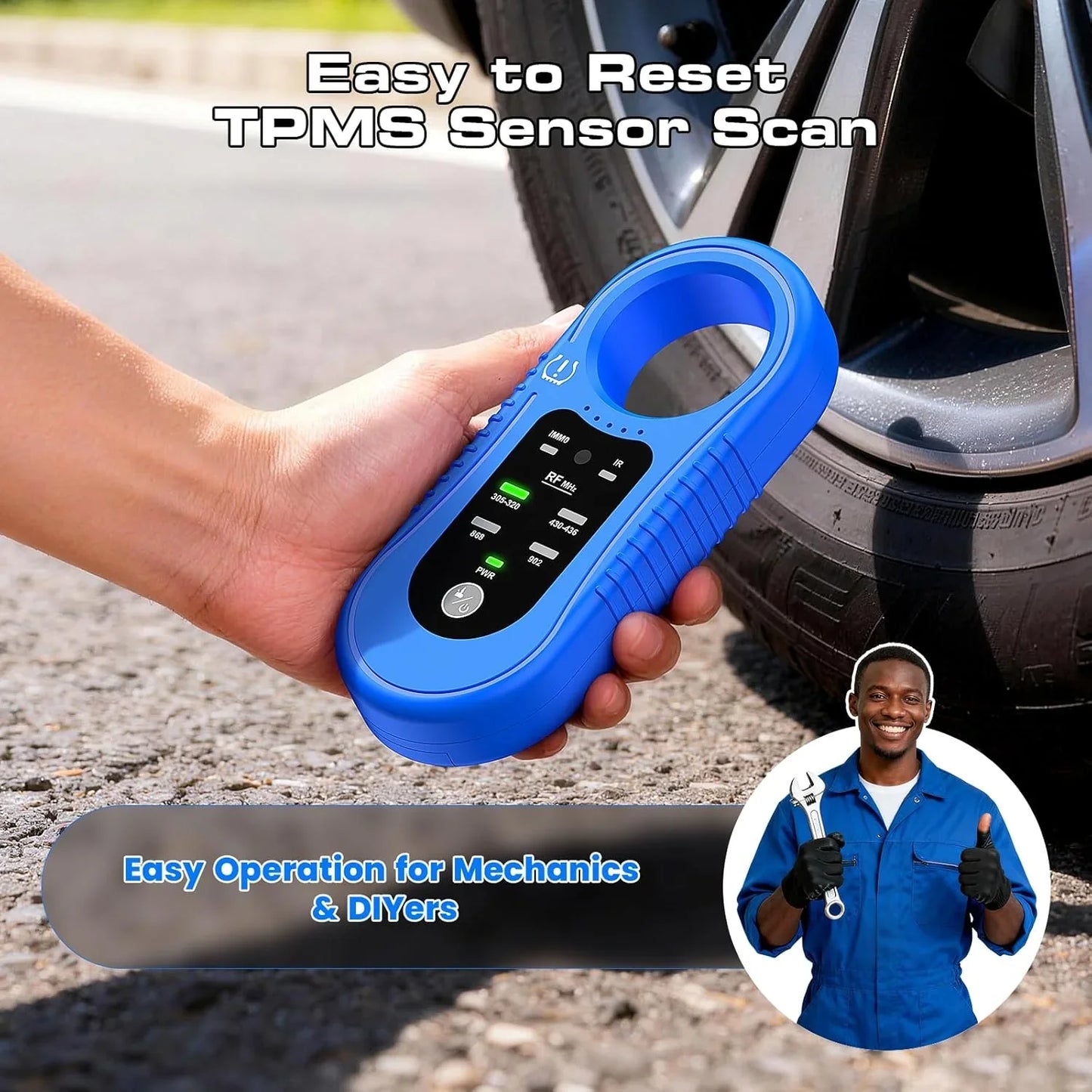 OBDResource Super EL50448 Ultra TPMS Relearn Tool Universal Frequency Detector 4-in-1