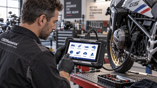 Why the OBDResource MD500 Belongs in a Professional Motorcycle Workshop