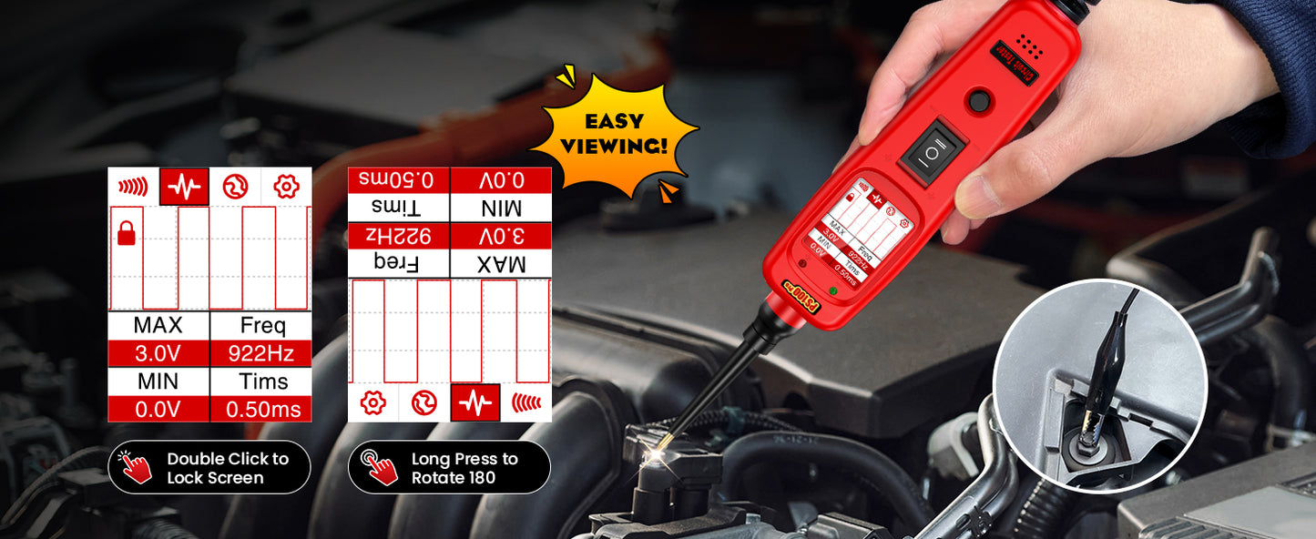 PS100PRO Automotive Electrical Circuit Tester | Power Circuit Probe, Component Activation & Short Circuit Location Tool