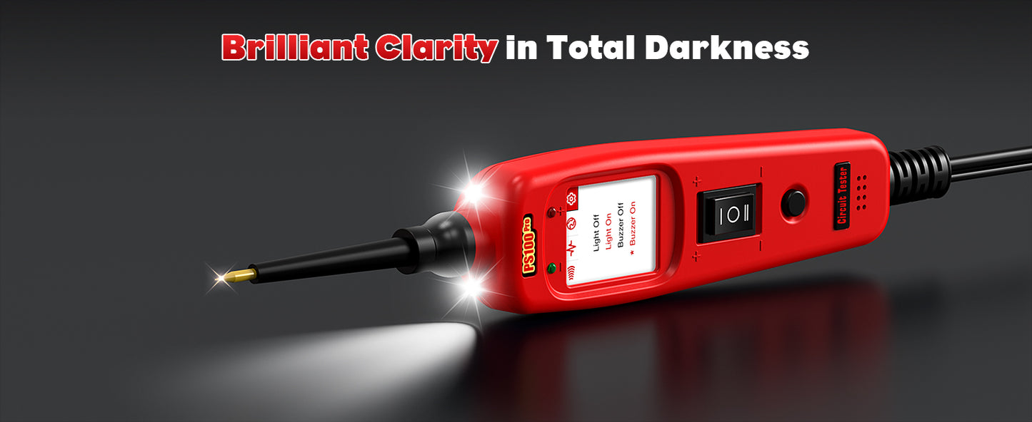 PS100PRO Automotive Electrical Circuit Tester | Power Circuit Probe, Component Activation & Short Circuit Location Tool