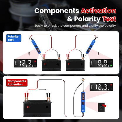 OBDResource CP10 Power Circuit Probe 6V 30V - Professional Automotive Circuit Tester with OLED Display & Component Activation Tool for Cars & Trucks - OBDResource USA