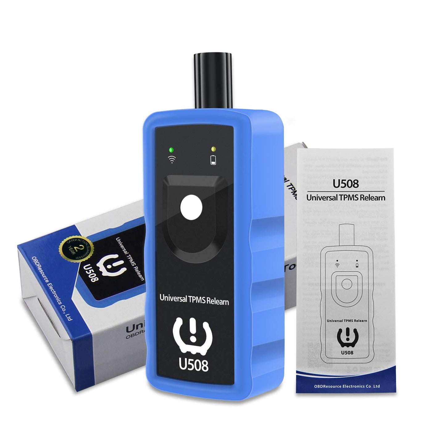 OBDResource U508 Universal TPMS Relearn Tool – 315/433 MHz Tire Pressure Sensor Activation & Reset Tool for Jeep, Chrysler, Ford, Dodge Vehicles - OBDResource USA