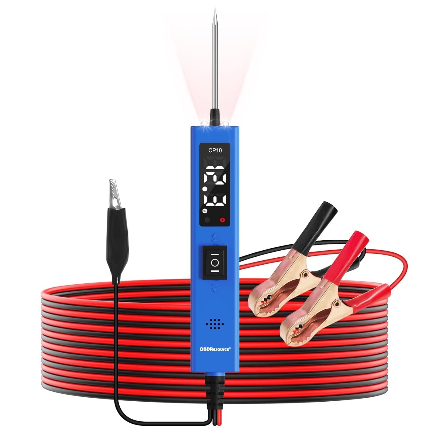 OBDResource CP10 Power Probe 6V 30V - Professional Automotive Circuit Tester with OLED Display & Component Activation Tool for Cars & Trucks