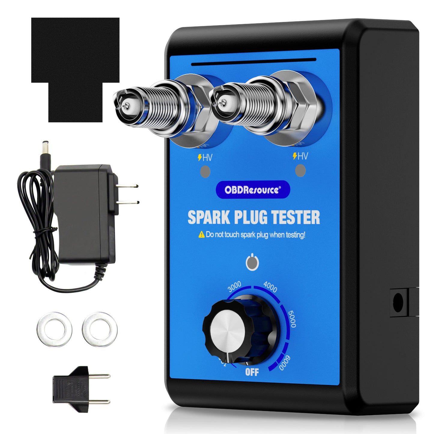 OBDResource ST100 Pro Spark Plug Tester – Professional Dual-Plug Ignition Diagnostic Tool with Wide Voltage Input - OBDResource USA