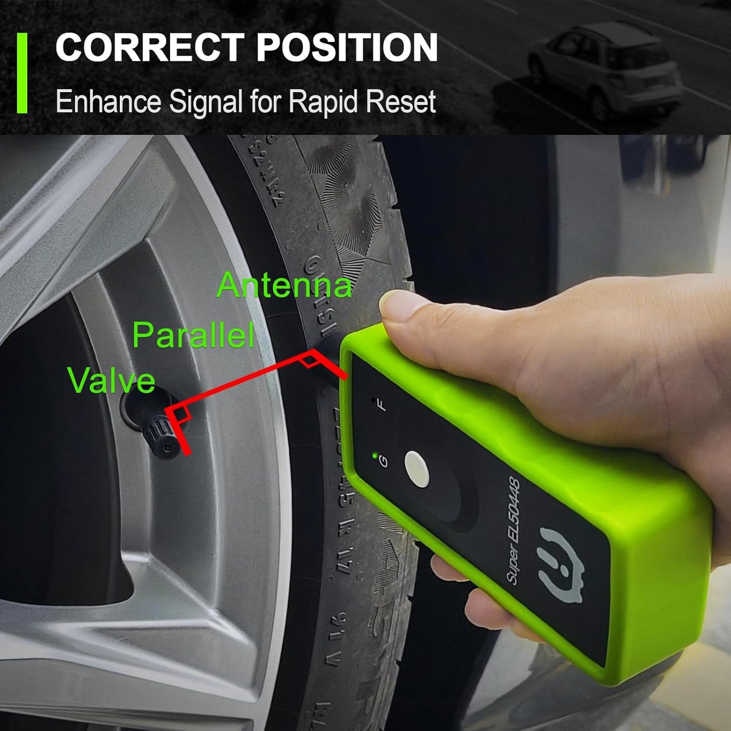 OBDResource Super EL50448 2-in-1 TPMS Relearn Tool for GM & Ford – Tire Pressure Sensor Reset & Activation Tool (315/433 MHz)