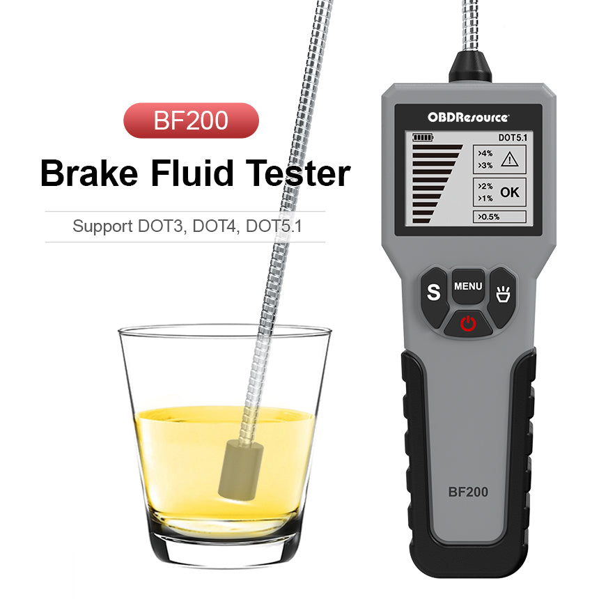 OBDResource BF200 Brake Fluid Tester with Screen Display