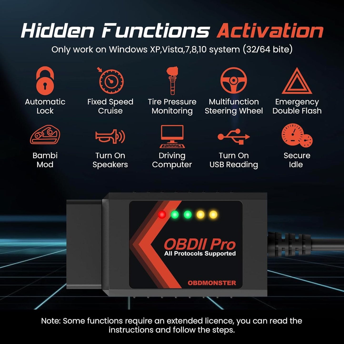 OBDResource ELM327 USB OBD2 Adapter for FORScan MS-CAN HS-CAN Auto Switch