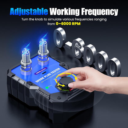 ST200 Dual Spark Plug Tester with Magnifier