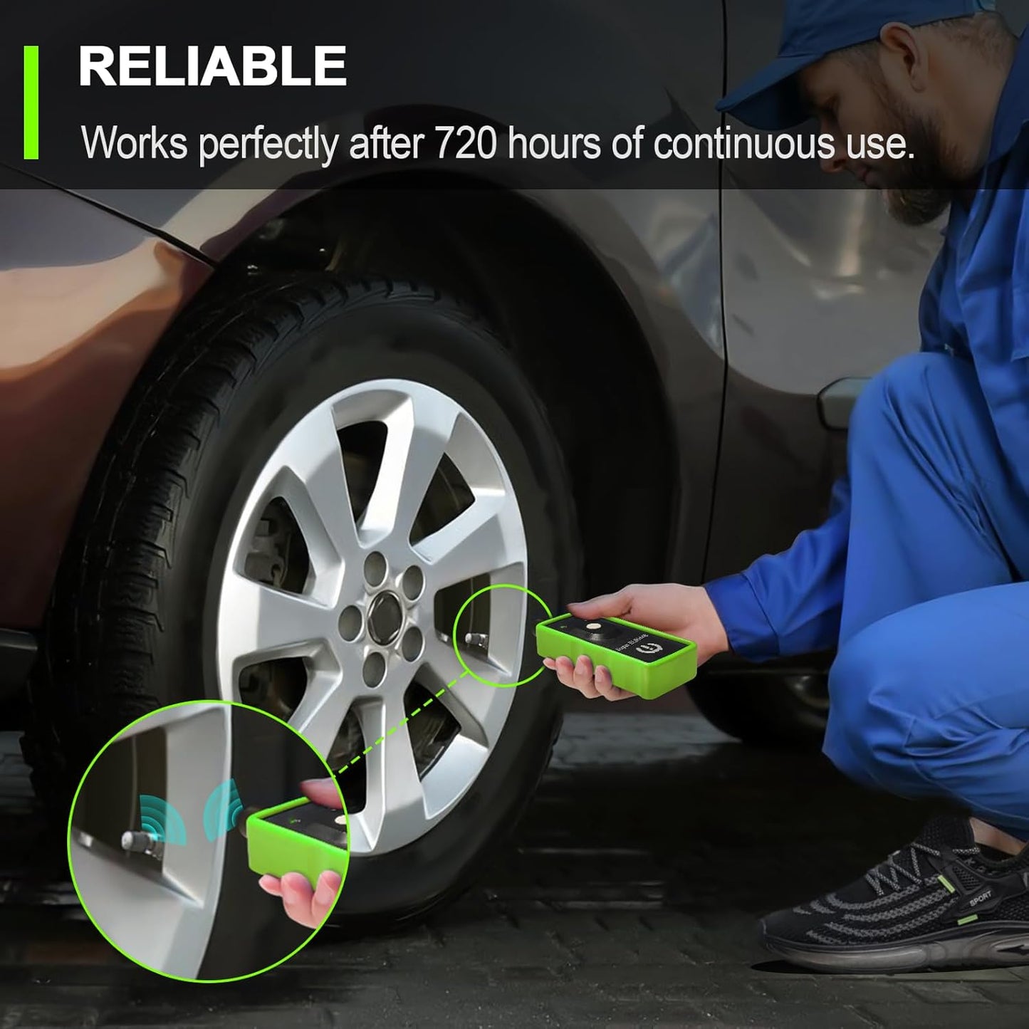 OBDResource Super EL50448 2-in-1 TPMS Relearn Tool for GM & Ford – Tire Pressure Sensor Reset & Activation Tool (315/433 MHz)