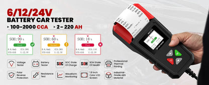 OBDResource BM550 Ultra Super Battery Tester with Printer Function - OBDResource USA