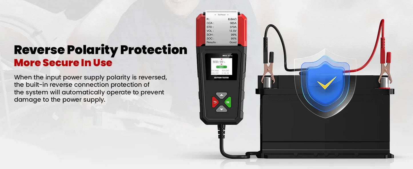 OBDResource BM550 Ultra Super Battery Tester with Printer Function