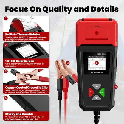 OBDResource BM550 Ultra Super Battery Tester with Printer Function - OBDResource USA