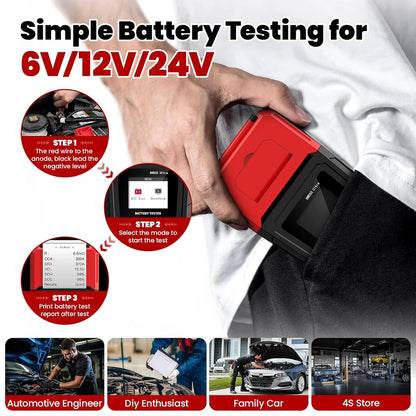 OBDResource BM550 Ultra Super Battery Tester with Printer Function - OBDResource USA