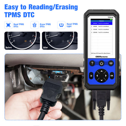 OBDResource TPS30 TPMS Relearn & Programming Tool Kit with 4 Programmable Sensors – Universal TPMS Reset, Sensor Activation & ID Write (315/433 MHz) - OBDResource USA
