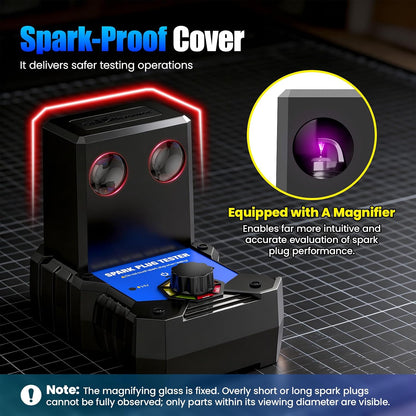 ST200 Dual Spark Plug Tester with Magnifier