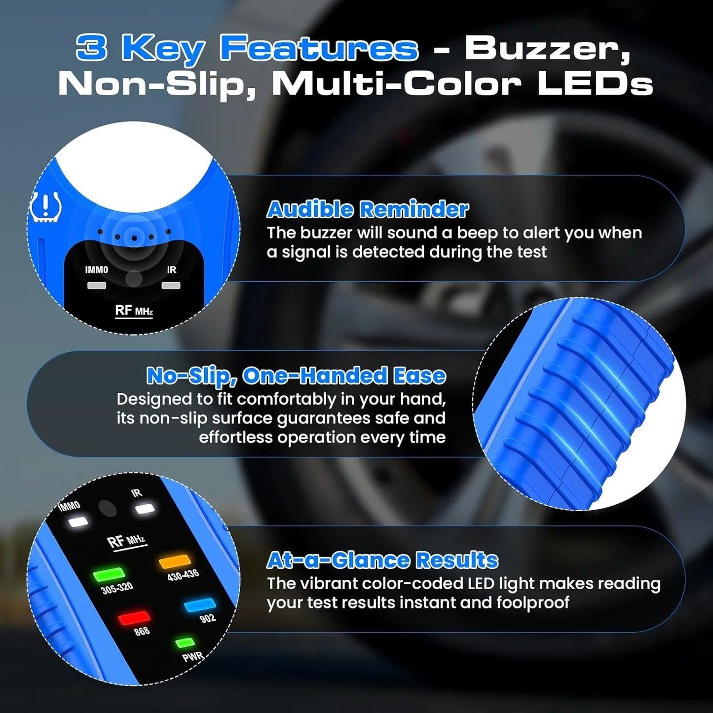 OBDResource Super EL50448 Ultra TPMS Relearn Tool Universal Frequency Detector 4-in-1