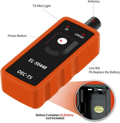 OBDResource EL50448 Elite TPMS Relearn Tool for GM Vehicles – Tire Pressure Sensor Activation & Reset Tool (315MHz / 433MHz) - OBDResource USA