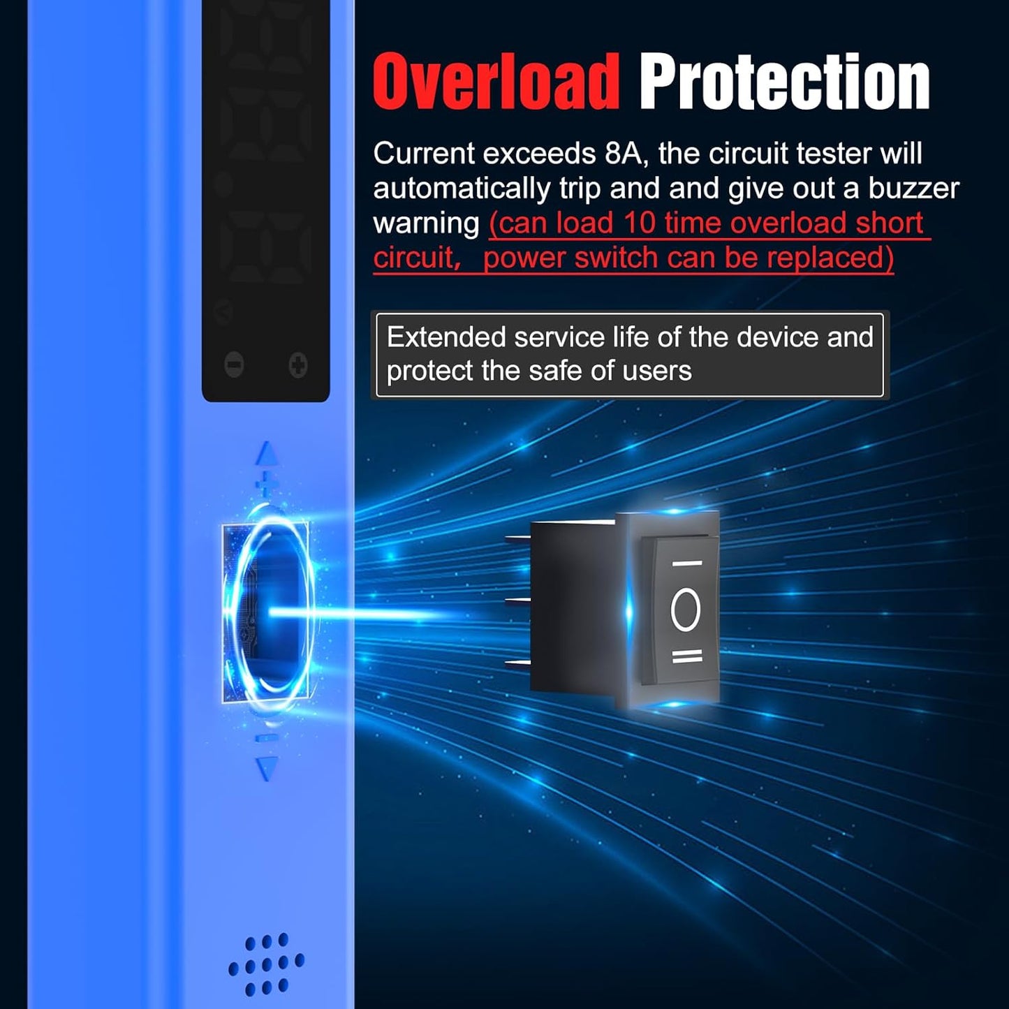 OBDResource CP10 Power Probe 6V 30V - Professional Automotive Circuit Tester with OLED Display & Component Activation Tool for Cars & Trucks