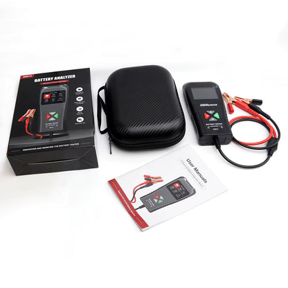 OBDResource BM510 Car Battery Tester 6V 12V 24V - Professional Automotive Battery Analyzer with Non-Polarity Connection & HD Color Screen - OBDResource USA