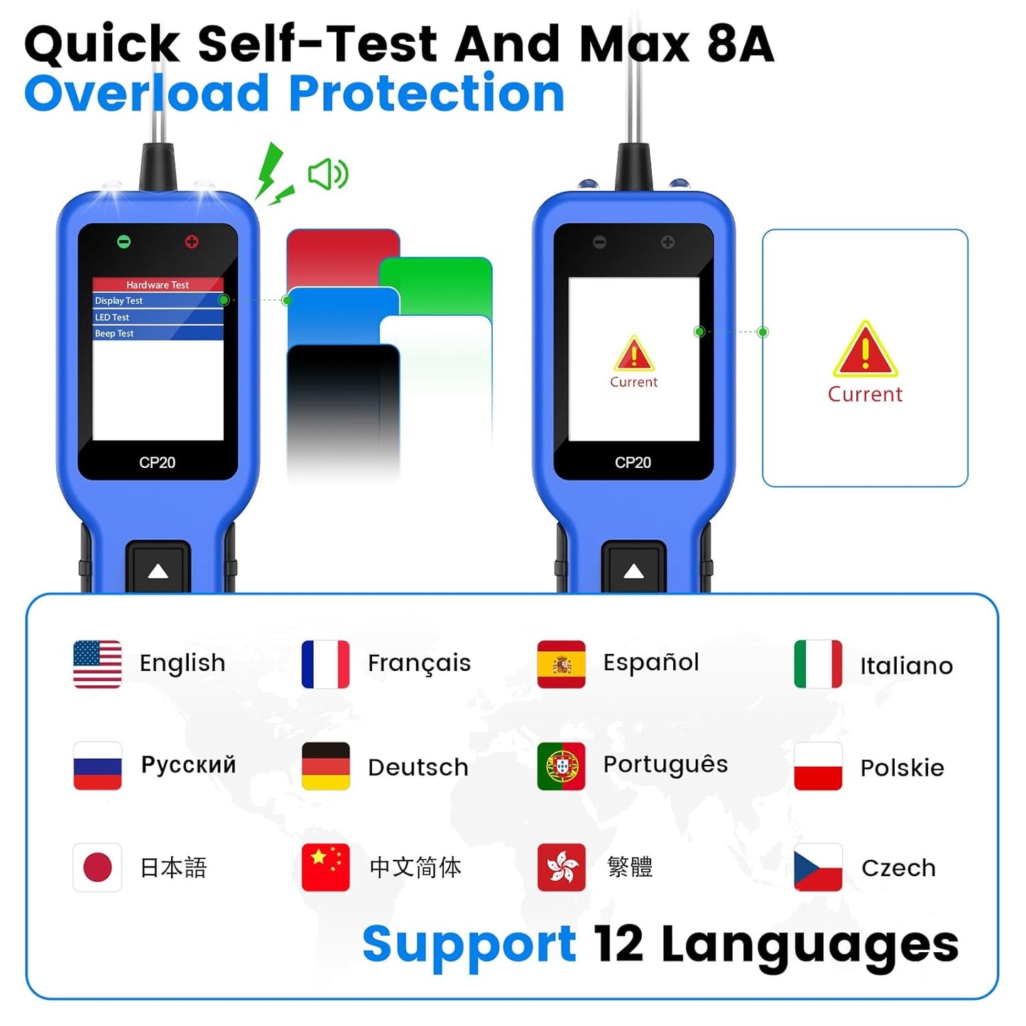 OBDResource CP20 Professional Automotive Circuit Probe 12V/24V Vehicle Electrical Diagnostic Tester - OBDResource USA