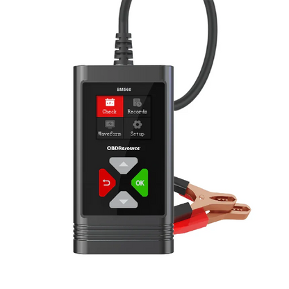 OBDResource BM560 Pro 6V 12V Battery Tester - 1.8" HD Color Screen Analyzer with Real-time Waveform & One-Click Screenshot - OBDResource USA