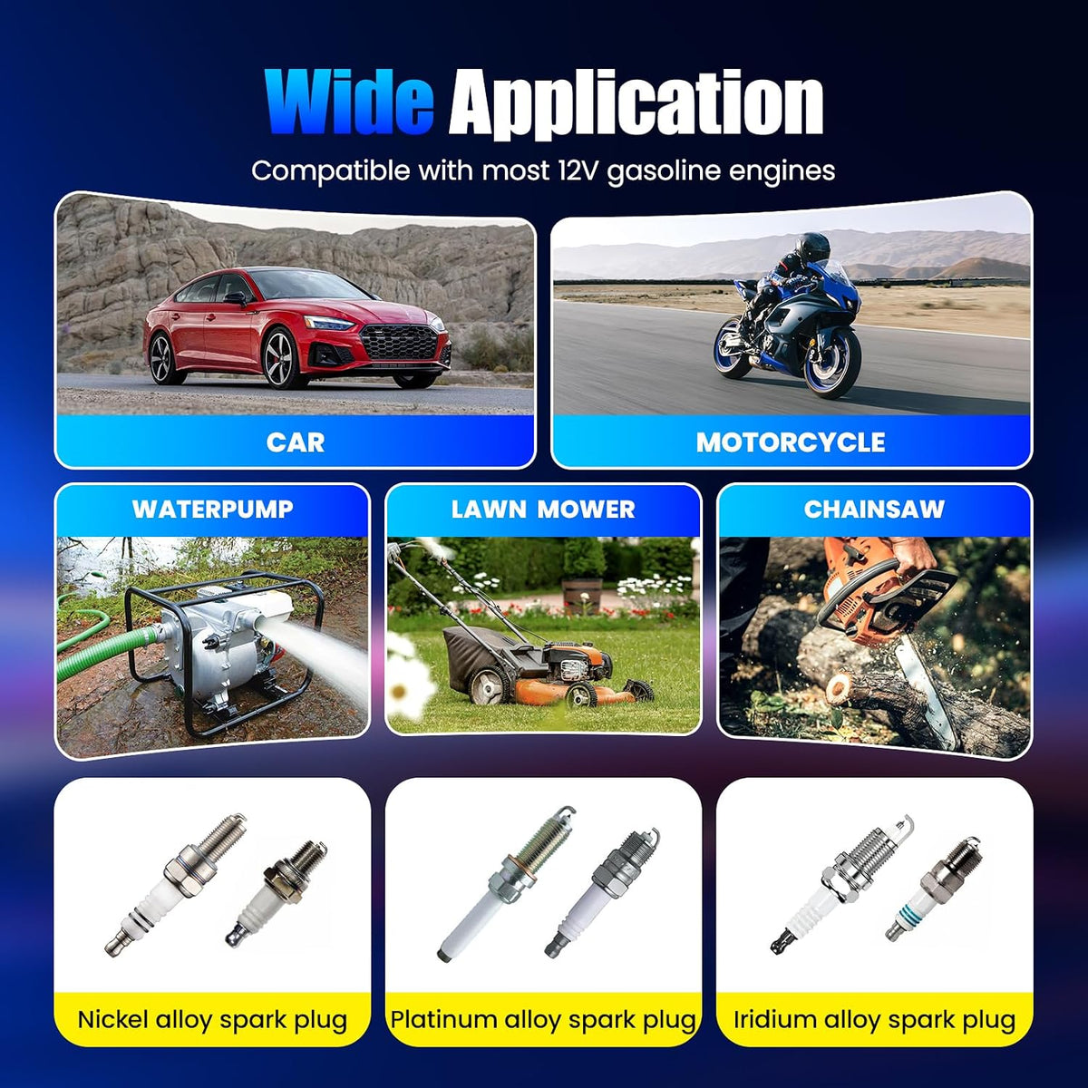 ST200 Dual Spark Plug Tester with Magnifier