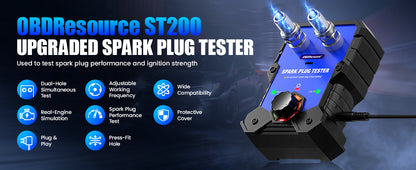 ST200 Dual Spark Plug Tester with Magnifier