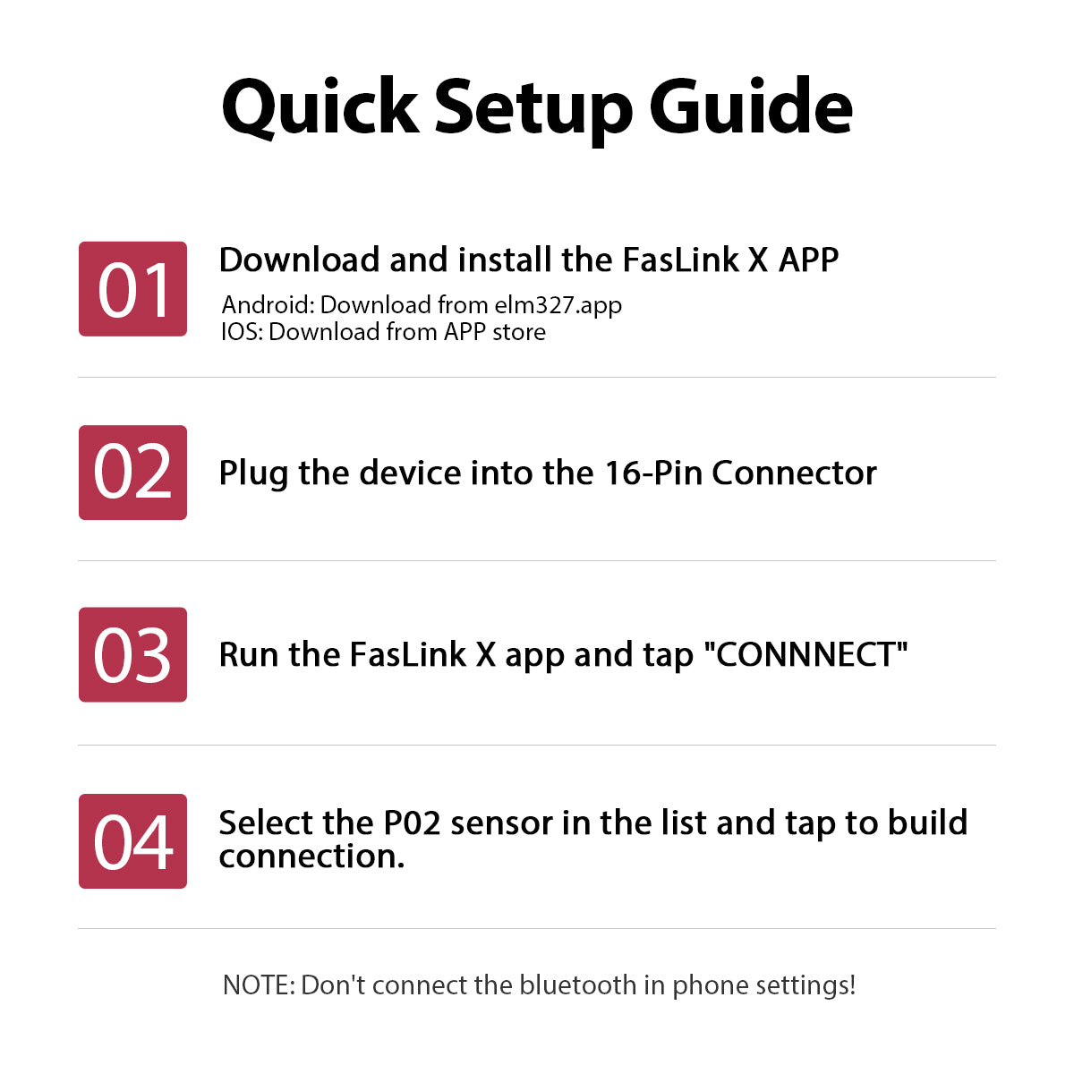 OBDResource P02 Bluetooth OBD2 VCI dongle and scanner connected to a vehicle's OBD port, showing diagnostic interface on a screen.