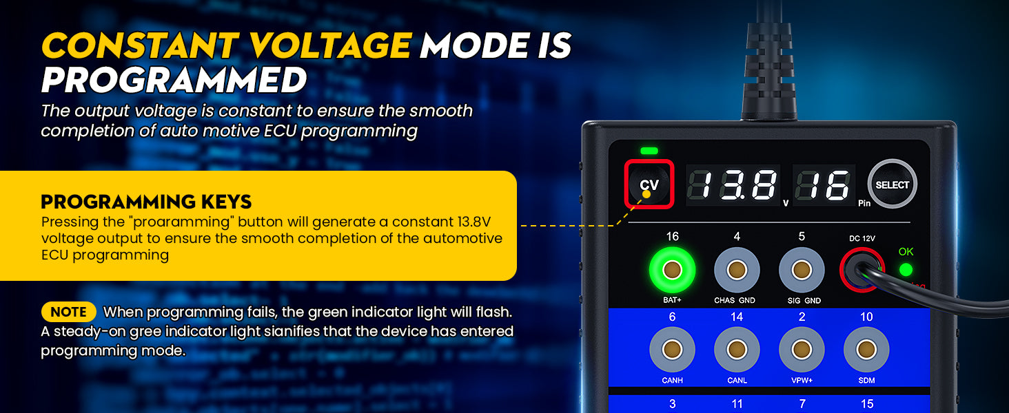 OBDResource BX100 OBD-II Breakout Box & CAN Protocol Detector – Voltage Constant & Short-Circuit Protection Diagnostic Tool with 12 Extension Cables - OBDResource USA