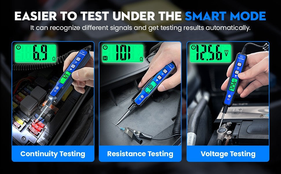 OBDResource CP03 Automotive Circuit Probe Tester, Smart Digital Voltage & Continuity Tester for 12V/24V Car Electrical Diagnostics - OBDResource USA