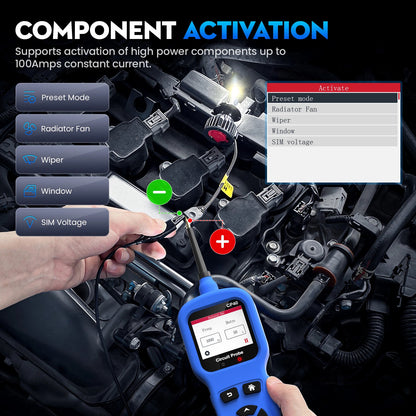 OBDResource CP40 4-in-1 Automotive Circuit Probe & Oscilloscope Multimeter 12V/24V Vehicle Electrical Diagnostic Tool - OBDResource USA