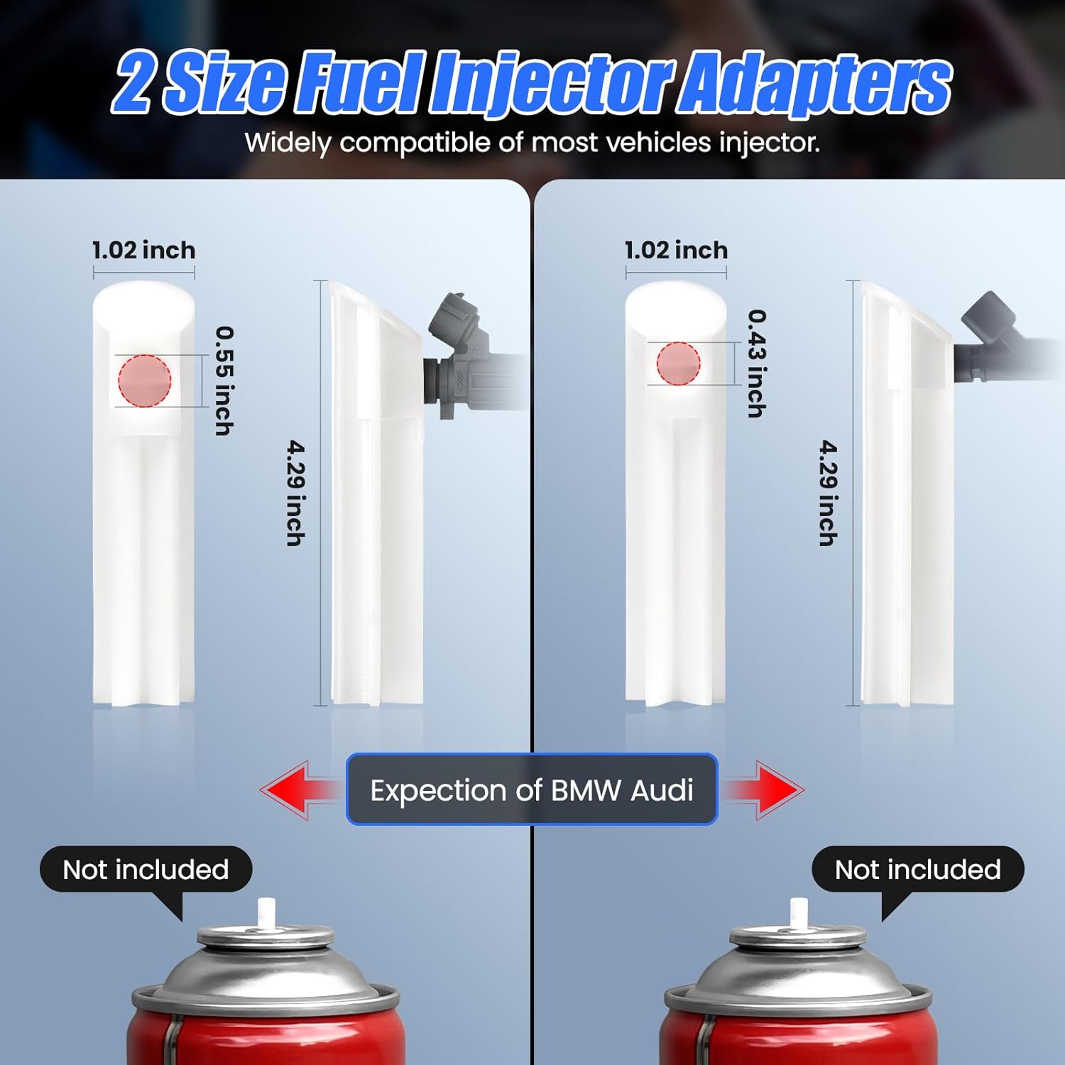 OBDResource Automotive Fuel Injector Tester & Adapter Kit – 5V/12V Pulse Injector Diagnostic Tool with LED Display & 10 Adjustable Pulse Modes - OBDResource USA
