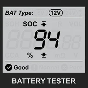 OBDResource BM550 Professional 6V 12V 24V Battery Tester - 100-2000 CCA Analyzer for Cars, Trucks & Motorcycles