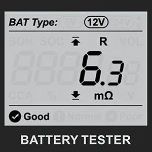 OBDResource BM550 Professional 6V 12V 24V Battery Tester - 100-2000 CCA Analyzer for Cars, Trucks & Motorcycles - OBDResource USA