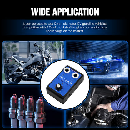OBDResource ST100 Automotive Spark Plug Tester – Professional Spark Plug Diagnostic Tool with Indicator Lights & Wide Voltage Input - OBDResource USA