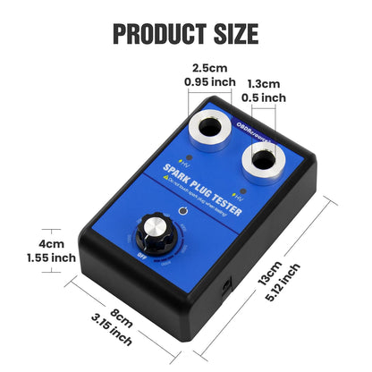 OBDResource ST100 Automotive Spark Plug Tester – Professional Spark Plug Diagnostic Tool with Indicator Lights & Wide Voltage Input - OBDResource USA