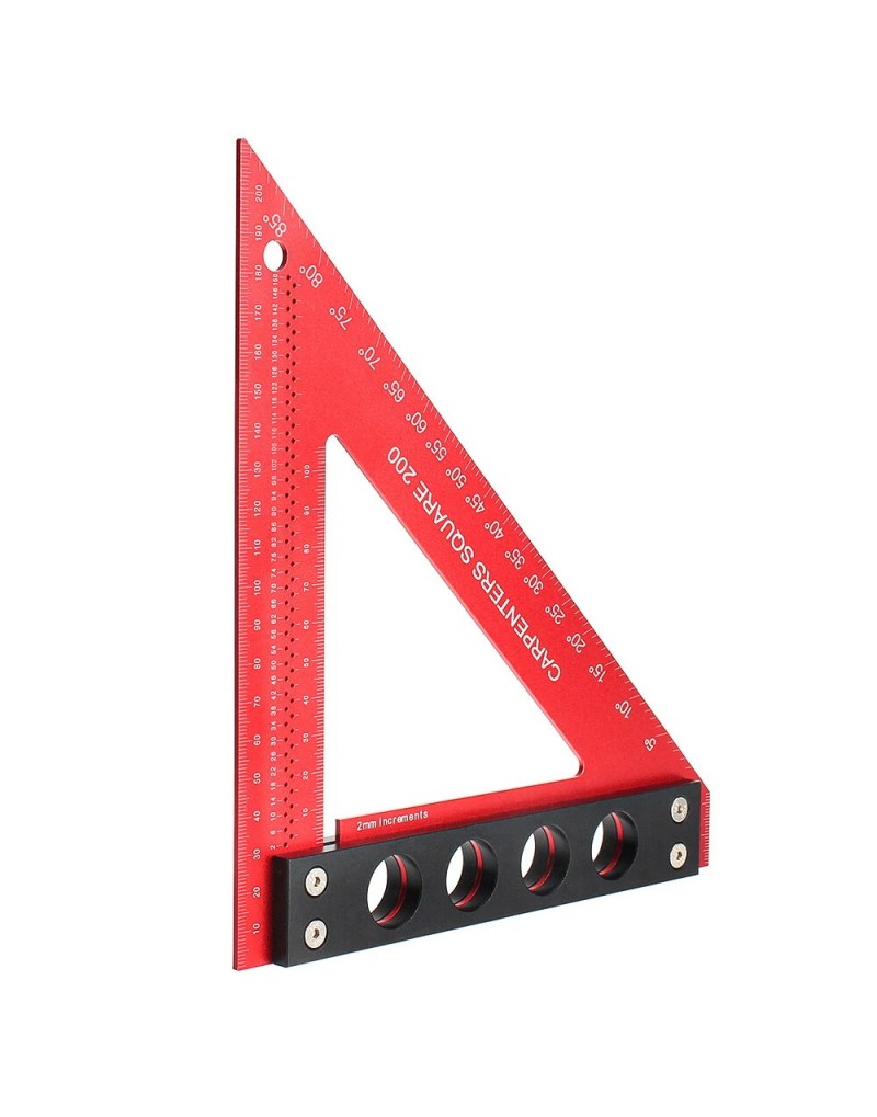 Woodworking Right Angle Ruler Aluminum Carpenter Square Measuring